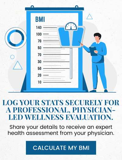 Log Your Stats Securely For a Professional, Physician-Led Wellness Evaluation. Log Your Stats Securely For a Professional, Physician-Led Wellness Evaluation.